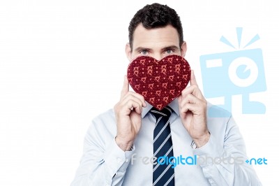 This Is My Valentine Gift ! Stock Photo