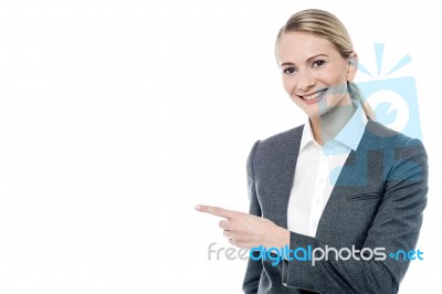 This Way Is The Lobby ! Stock Photo