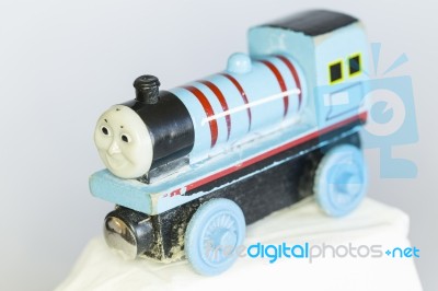 Thomas The Tank Engine Toy Stock Photo