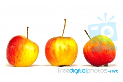 Three Apple Stock Photo