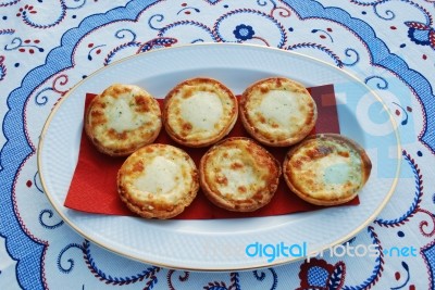 Three Cheese Piccolinis Starter Stock Photo