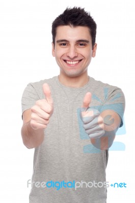 Thumbs Up Stock Photo