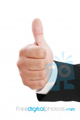 Thumbs Up Symbol Stock Photo