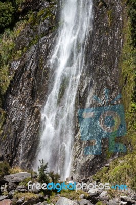 Thunder Creek Falls Stock Photo