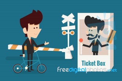 Ticket Box Stock Image