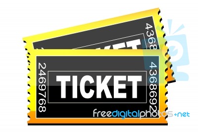 Tickets Icon Stock Image