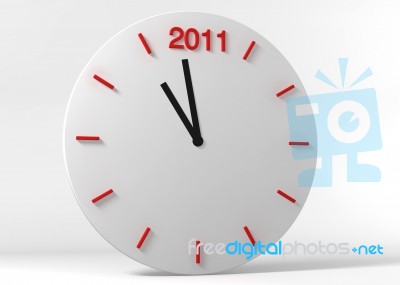 Time 2011 Stock Image