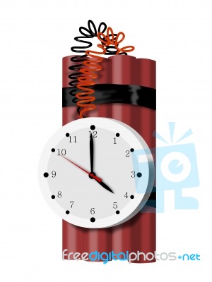 Time Bomb Tnt Dynamite Stock Image