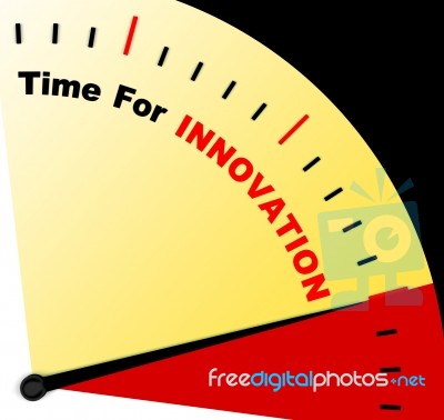 Time For Innovation Representing Creative Development And Ingenu… Stock Image