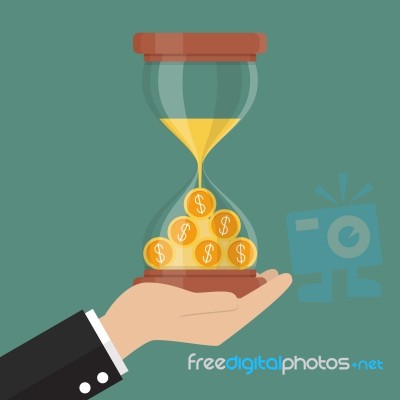 Time Is Money Stock Image