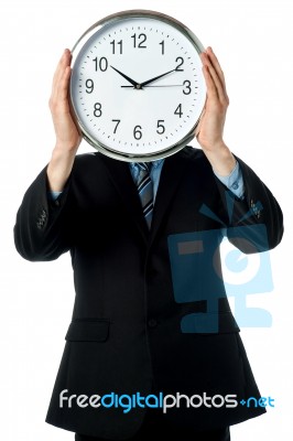 Time Is The Face Of The Business Stock Photo