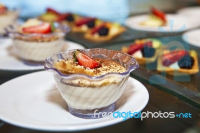 Tiramisu Dessert Stock Photo