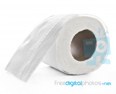 Toilet Roll Stock Photo