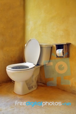 Toilet Seat Stock Photo