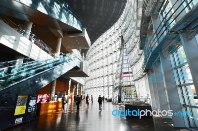 Tokyo, Japan - November 23, 2013 : Interior Of National Art Cent… Stock Photo