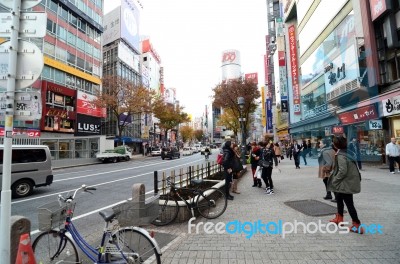 Tokyo, Japan - November 28: Shibuya Is Known As A Youth Fashion Stock Photo