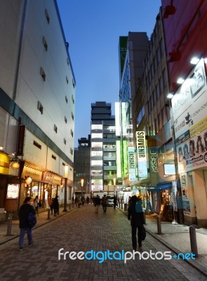 Tokyo - Nov 21: Akihabara District November 21, 2013 In Tokyo, J… Stock Photo