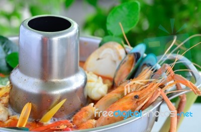 Tom Yum Goong Stock Photo