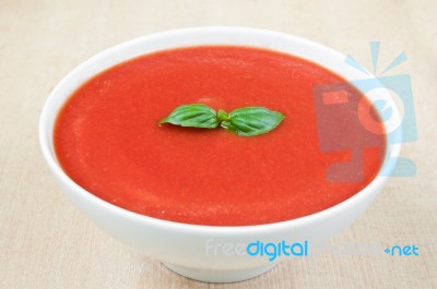 Tomato Soup Stock Photo