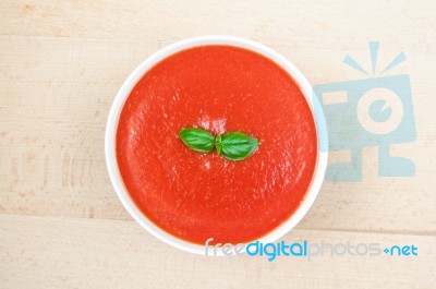 Tomato Soup Stock Photo