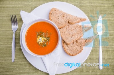 Tomato Soup Stock Photo