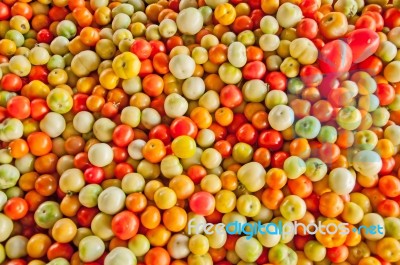 Tomatoes Background Stock Photo