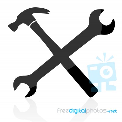 Tools Icons Stock Image