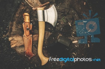 Tools/weapons Stock Photo