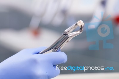 Tooth Extraction Stock Photo