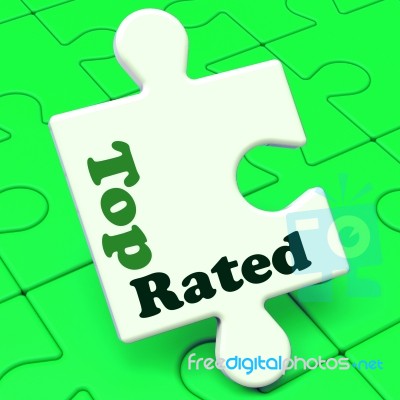 Top Rated Puzzle Shows Best Ranked Special Product Stock Image