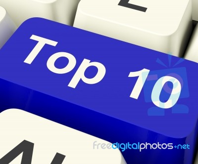 Top Ten Key Stock Image