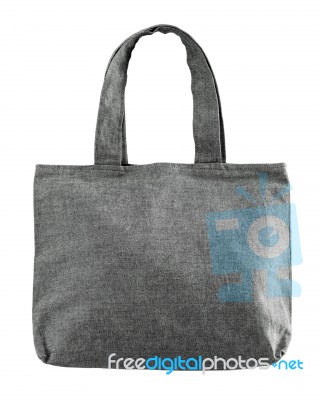 Tote Bag Isolated On White Stock Photo