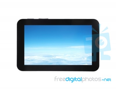 Touch Pad PC Stock Photo