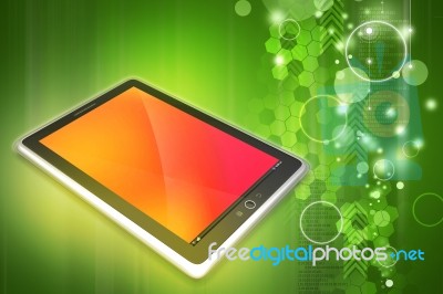 Touch Screen Tablet Computer Stock Image