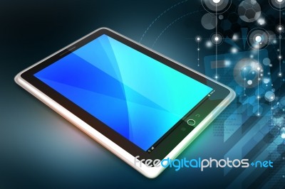 Touch Screen Tablet Computer Stock Image