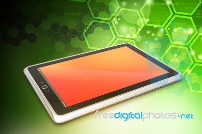 Touch Screen Tablet Computer Stock Image