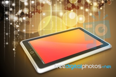 Touch Screen Tablet Computer Stock Image