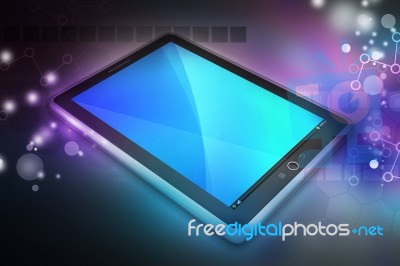 Touch Screen Tablet Computer Stock Image