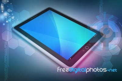 Touch Screen Tablet Computer Stock Image