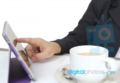 Touch Tablet Stock Photo