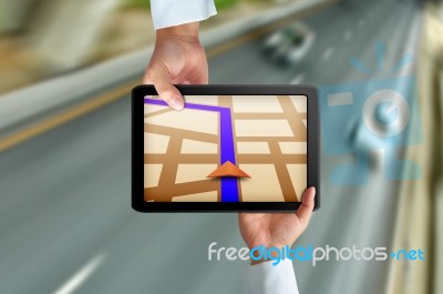 Touchpad Gps Stock Image
