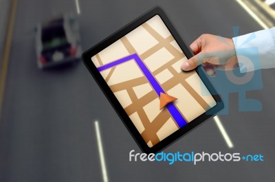 Touchpad Gps Stock Image