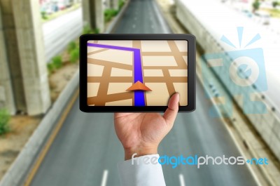 Touchpad Gps Stock Image