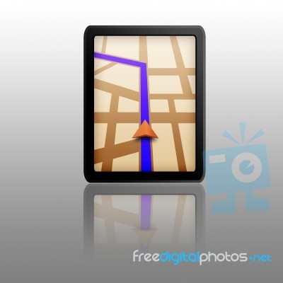 Touchpad Gps Stock Image