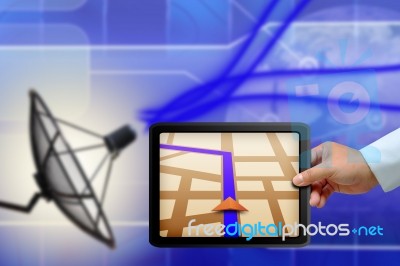 Touchpad Gps Stock Image