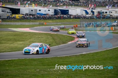 Touring Car Championship Race March 2014 Stock Photo