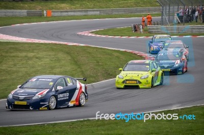 Touring Car Championship Race March 2014 Stock Photo