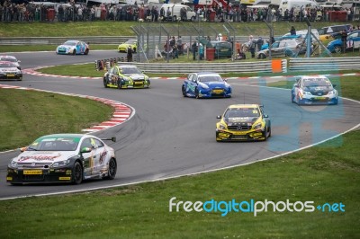 Touring Car Championship Race March 2014 Stock Photo