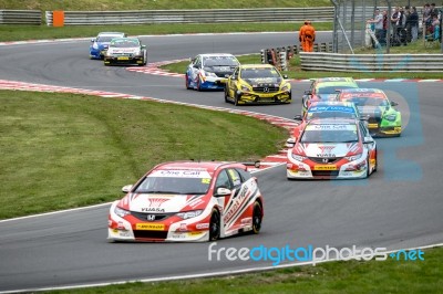 Touring Car Championship Race March 2014 Stock Photo