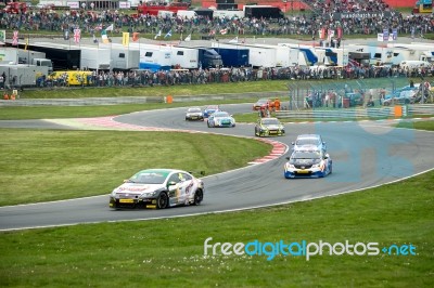 Touring Car Championship Race March 2014 Stock Photo